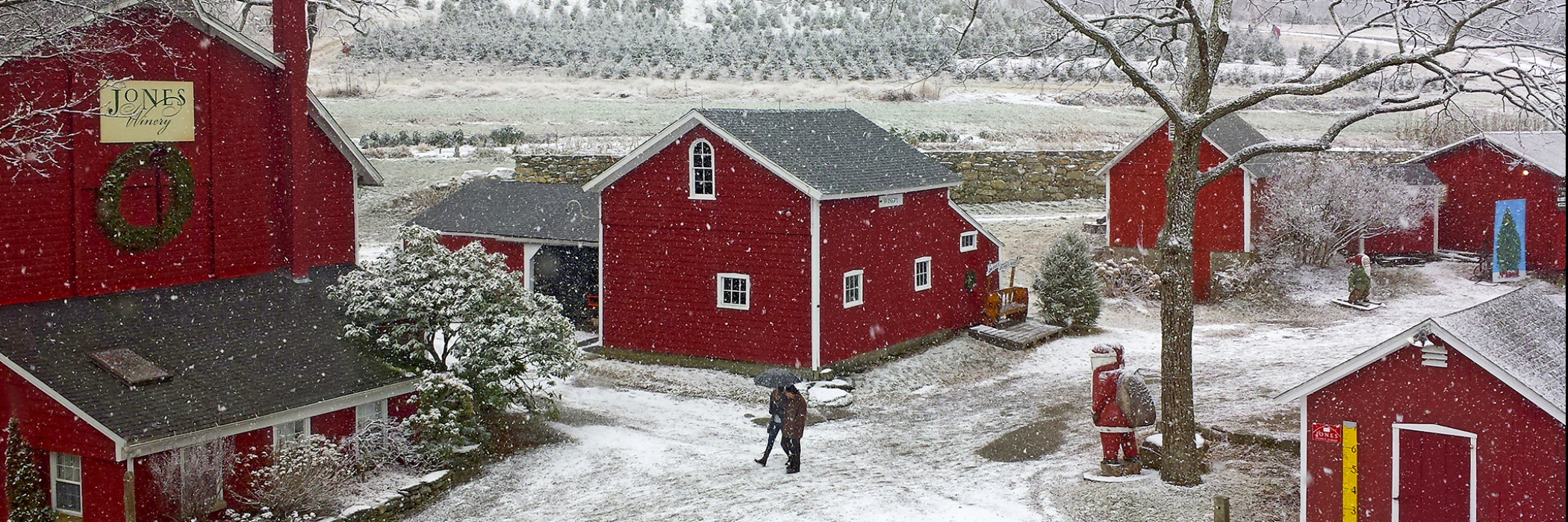 Jones Winter Scene of Barn