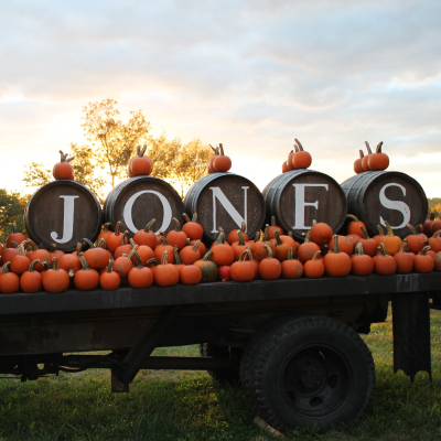 Jones Barrel Truck at Sunset 