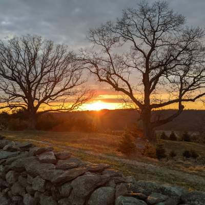 Easter Sunrise at the Farm