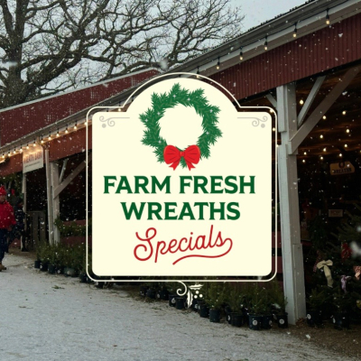 Farm Fresh Wreath Specials Signs